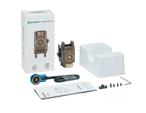 Ліхтар з ЛЦВ Olight Baldr Mini Green Laser Desert Tan Фото 3
